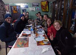 local food nawang trek